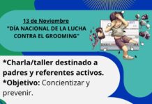 SE REPROGRAMA LA CHARLA-TALLER SOBRE LUCHA CONTRA EL GROOMING ORGANIZADA POR LA DIRECCIÓN DE FORTALECIMIENTO FAMILIAR