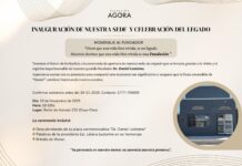 FUNDACIÓN ÁGORA INAUGURARÁ SU SEDE