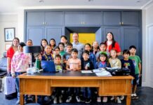 UN ENCUENTRO LLENO DE SONRISAS: LOS CHICOS DE CPD CHAMIGUITOS VISITARON AL INTENDENTE HORMAECHEA