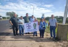 LA VIRGEN DE LUJÁN LLEGÓ A GOYA EN EL MARCO DE LA CAMINATA INSTITUCIONAL DE CÁRITAS