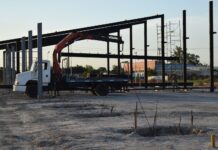 AVANZAN LOS TRABAJOS EN LA NUEVA TERMINAL DE ÓMNIBUS DE GOYA