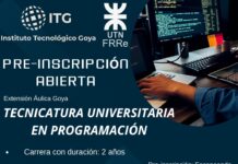 TECNICATURA UNIVERSITARIA EN PROGRAMACIÓN