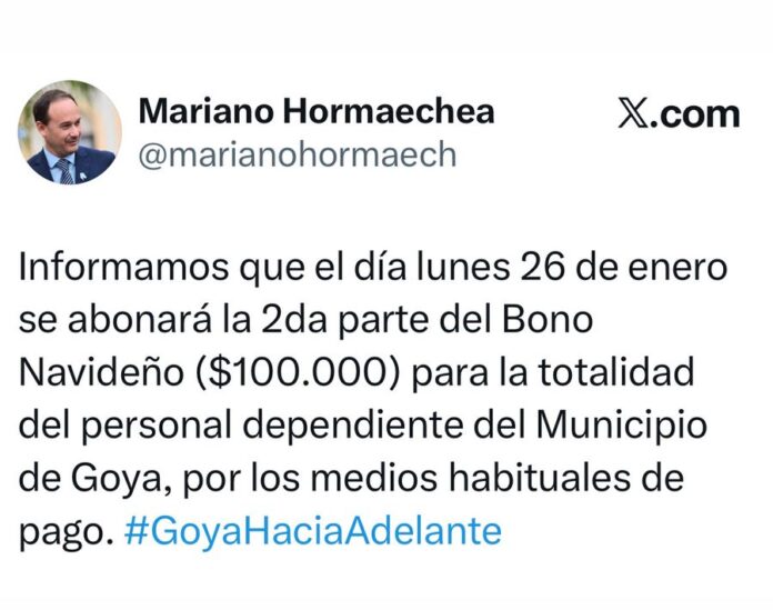 2da parte del Bono navideño