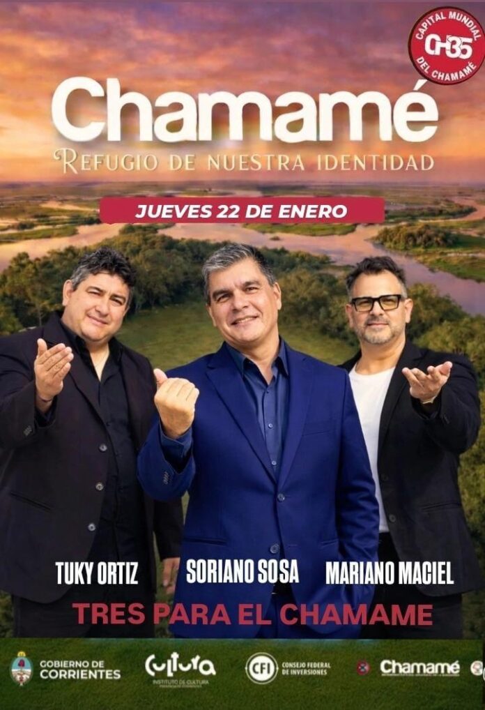 tres para el chamame en la FNCH Flyr