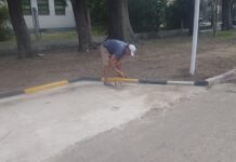 AVANZAN LAS OBRAS DE DÁRSENAS Y SEÑALIZACIÓN EN ESCUELAS DE GOYA