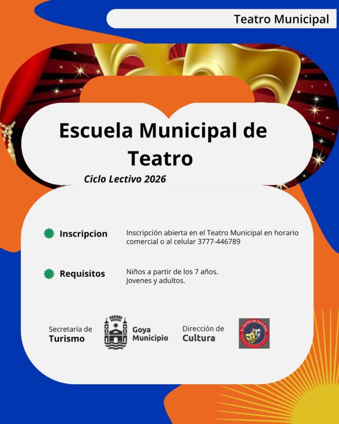 escuela de teatro inscripcion flyr