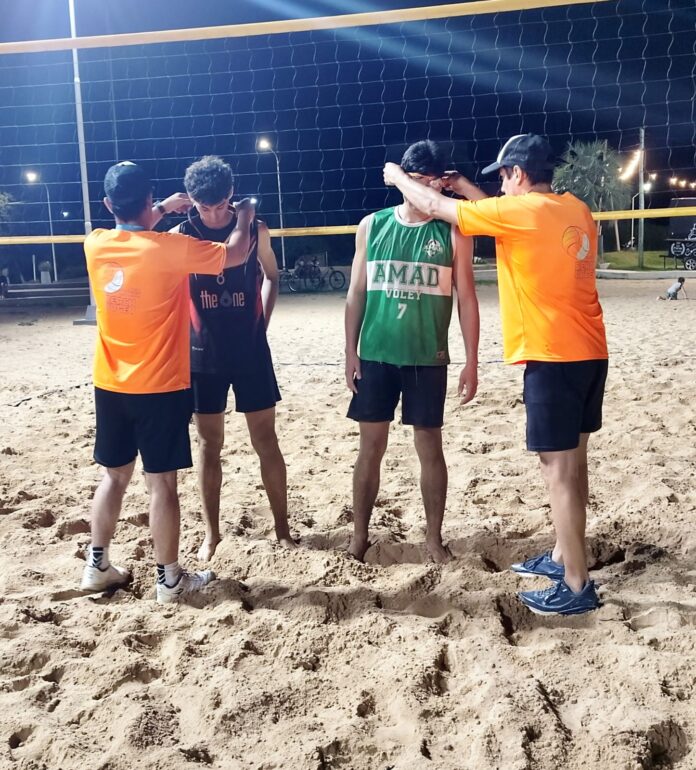 voley playa instancia final 4 entrega medallas
