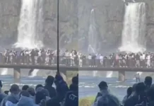 Un turista se tiró a las Cataratas para recuperar su celular