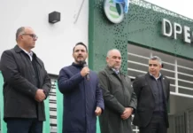 Valdés inauguró oficinas de la DPEC y entregó nuevos vehículos para optimizar la atención