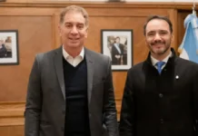 Juan Pablo Valdés se reunió con Diego Santilli: avanzan las gestiones para reactivar la autovía de la Ruta 12
