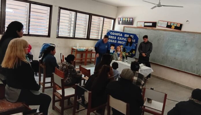 Agenda educativa charla taller Coordinacion de Discapacidad en escuela Sofia Chalub 2