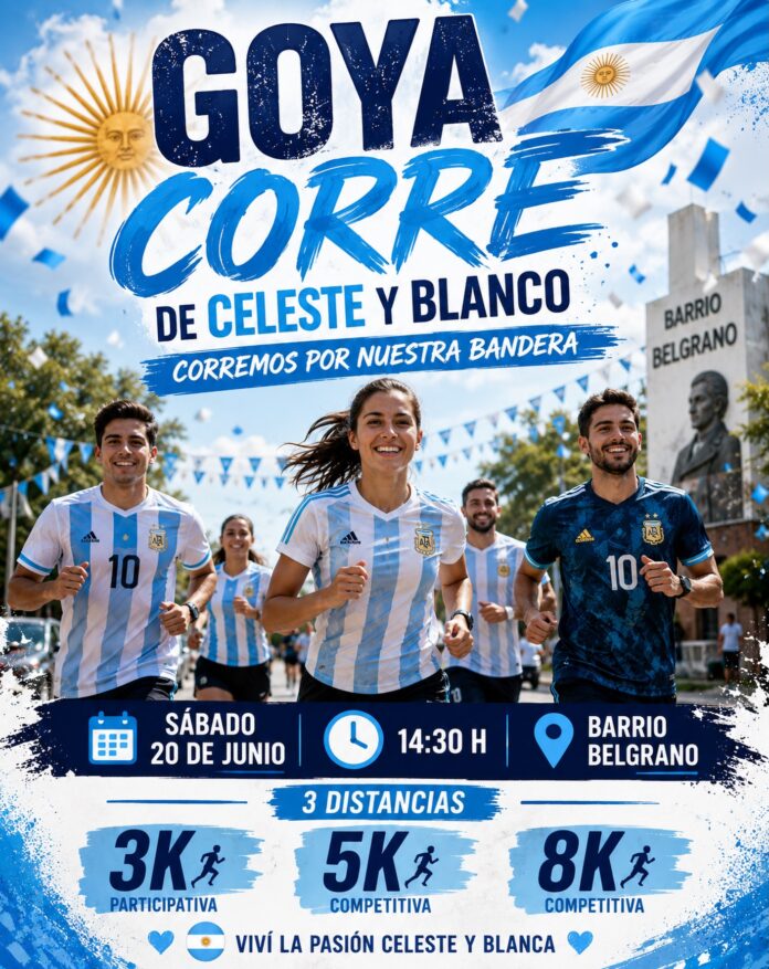 Goya Corre 20 de junio flyr