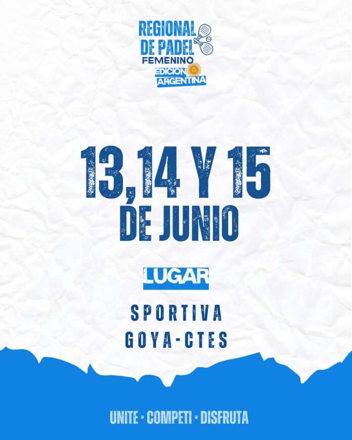 Regional de Padel Femenino flyr 1