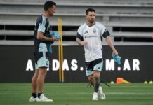 Con Messi, el equipo que probó Scaloni para el amistoso contra Islandia