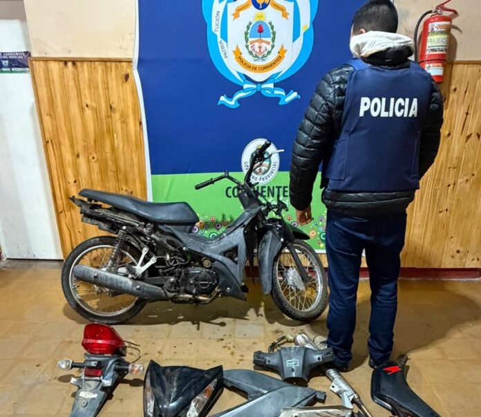 recuperan motocicleta sustraida