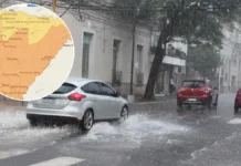Rige alerta naranja y amarilla: pronostican vientos y tormentas fuertes en Corrientes
