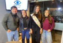 MÍA KAMUH, REINA PROVINCIAL DEL INMIGRANTE, Y DOCENTES DE COLONIA CAROLINA INVITARON A LA TERCERA FERIA DEL INMIGRANTE