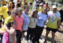 CAMINATA-CORRIDA POR LA PREVENCIÓN DEL SUICIDIO REUNIÓ A UNAS 150 PERSONAS EN GOYA