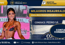 Este martes 6 de octubre nos visita en los estudios de Radio Bitácora 98.9 Milagros Insaurralde.