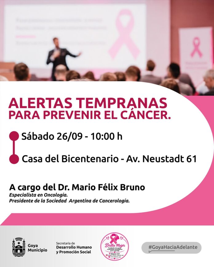charla preventiva cancer flyr